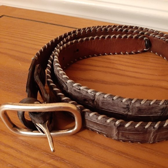 Reptile's House Accessories Reptiles House Crocodile Leather Belt